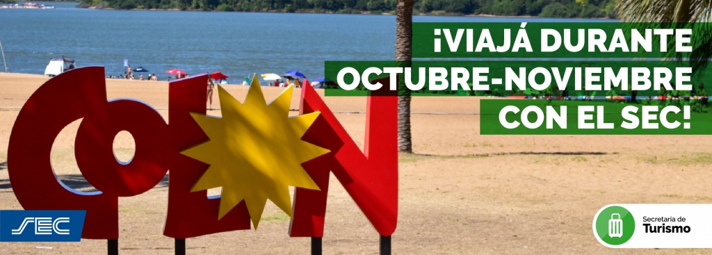 ¡Viajá durante octubre-noviembre con el SEC!