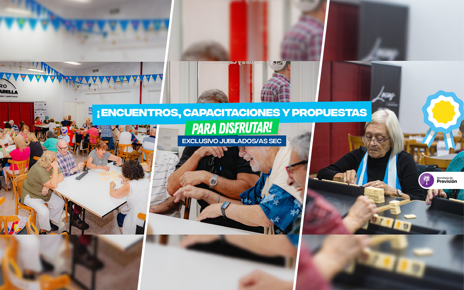 ¡Participá de actividades pensadas para vos!